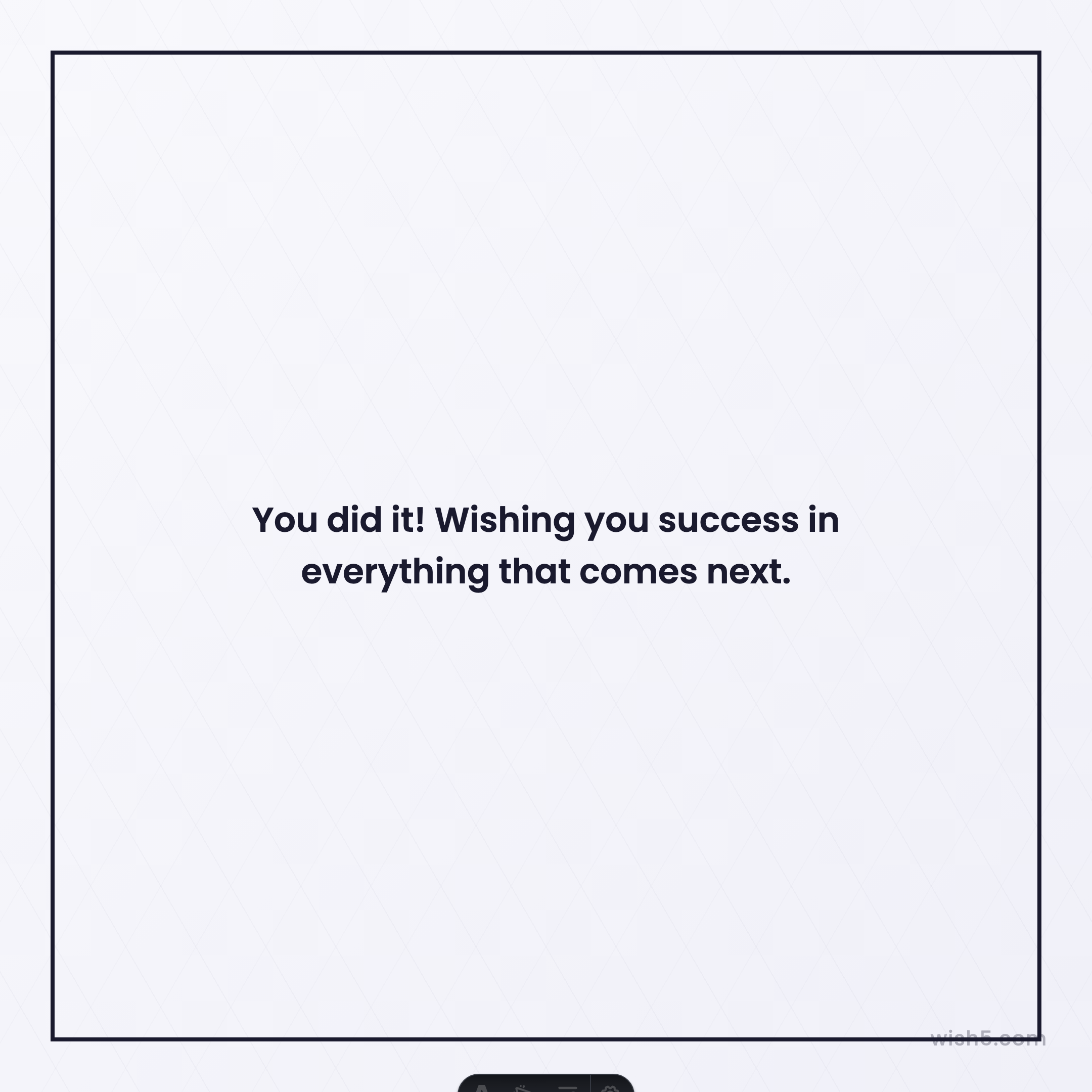 Free graduation greeting card example — Bold Geometry template